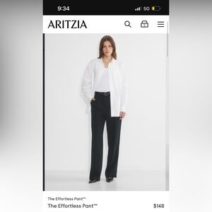 Aritzia effortless pants. Size 4 - worn a few times.